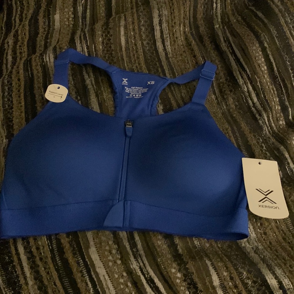 Blue sport  bra